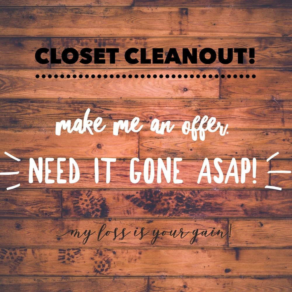 CLOSET CLEANOUT!